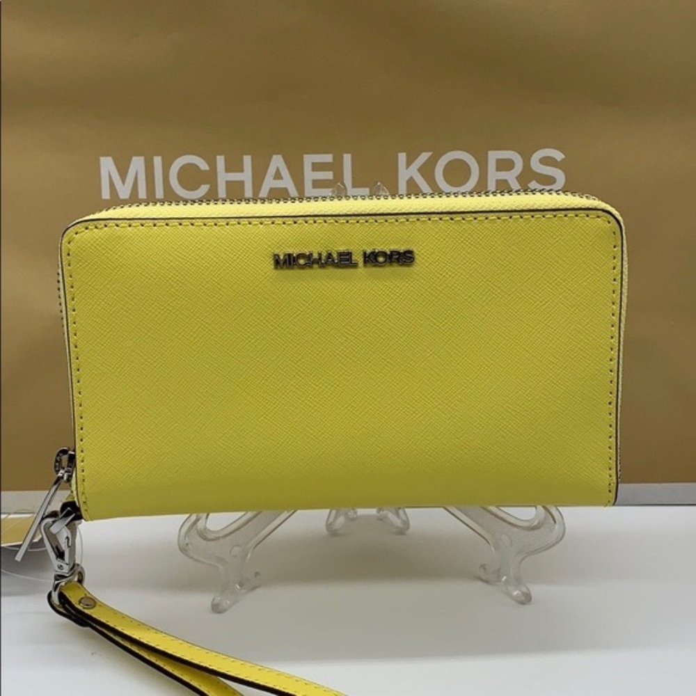 Michael Kors Sunshine Yellow Wristlet/Wallet